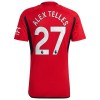 Maglia ufficiale Manchester United Alex Telles 27 Casa 2023-24 per Uomo